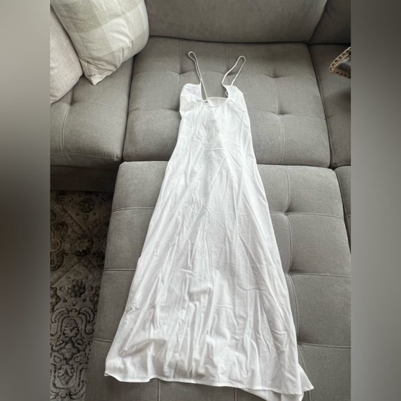 NWT Cult Gaia EVERLY DRESS midi size Medium in off white - Picture 14 of 16